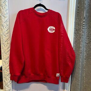 Mens Crooks and Castles Red Crewneck Size 2XL